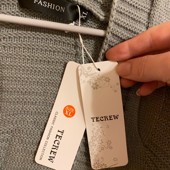 Women’s Gray Fashion cardigan size xl - Picture 2 of 2